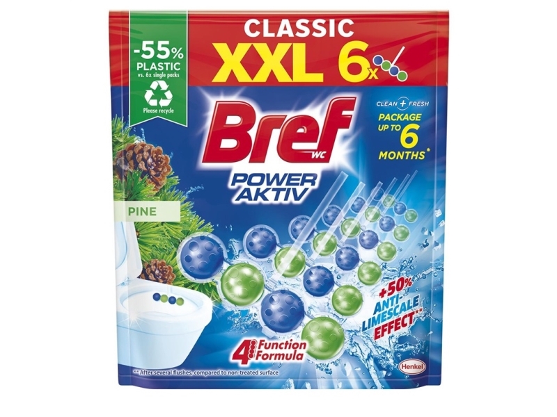 Clean-Fresh Wc Bref Pow Akt Pine 6X50g