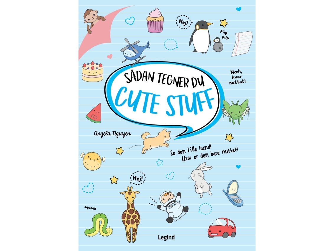 Hur man ritar: Söta saker Språk: Danska | Böcker - Hobby | GameStuff