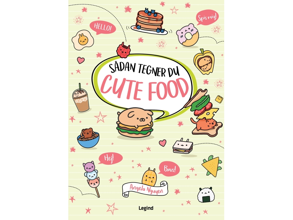 Sådan tegner du: Cute food | Angela Nguyen