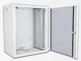 Wirewin Wcab, Fritstående Reol, 6U, 21,3 Kg, Grå