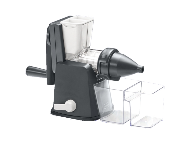 Lurch 00200510, Manuel saftpresser, Grå, Hvid, Tyskland, Plast, Rustfrit stål