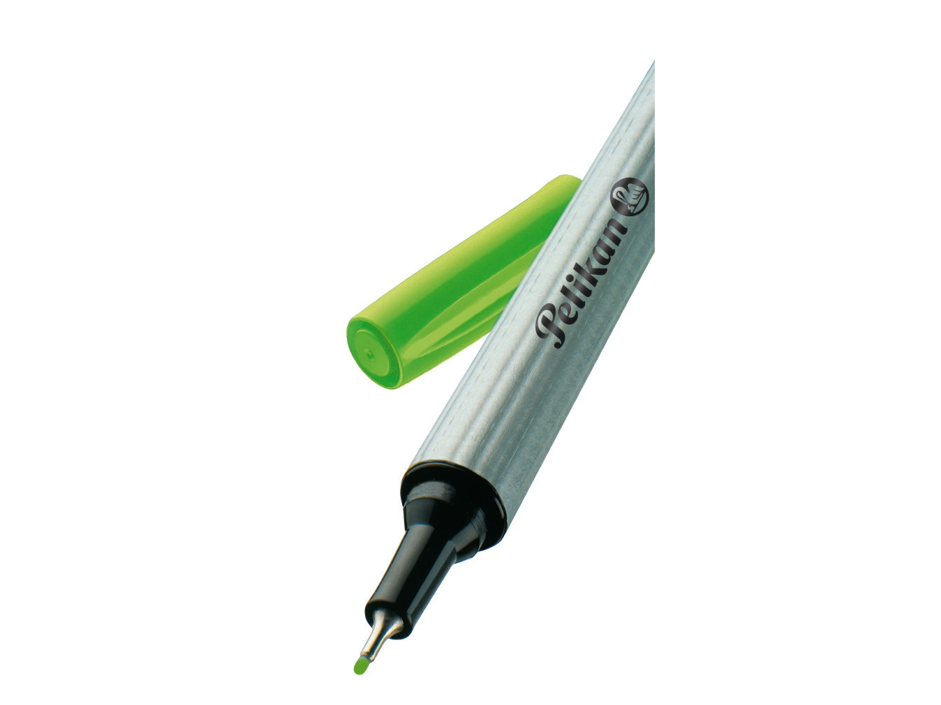 Pelikan Fineliner 96, Fein, Hellgrün, 0,4 Mm, Grün, Silber, Deutschland, Ce