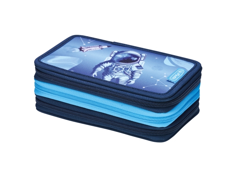 Herlitz Tricase Cosmic Explorer, 31 Stück, Blau, Dunkelblau, Polyester, Polyvinylchlorid (Pvc), 190 Mm, 70 Mm, 115 Mm
