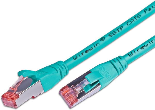 Wirewin S/Ftp Cat6 0.75M, 0,75 M, Cat6, S/Ftp (S-Stp), Rj-45, Rj-45, Turkis