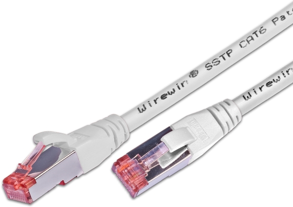 Wirewin S/FTP CAT6 30m, 30 m, Cat6, S/FTP (S-STP), RJ-45, RJ-45, Hvid