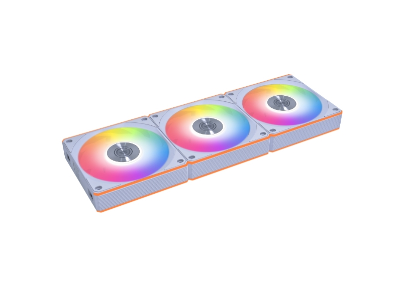 Lian Li 12CL1, Fan, 12 cm, 0,25 RPM, 2150 RPM, Vit | Datorkomponenter - Kylning & moddning - Chassi fläktar | GameStuff