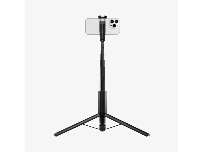 Spigen Tripod Selfie Stick | S541W, Smartphone, Sort, Alle mærker, Aluminium, 31,5 cm, 5,5 cm
