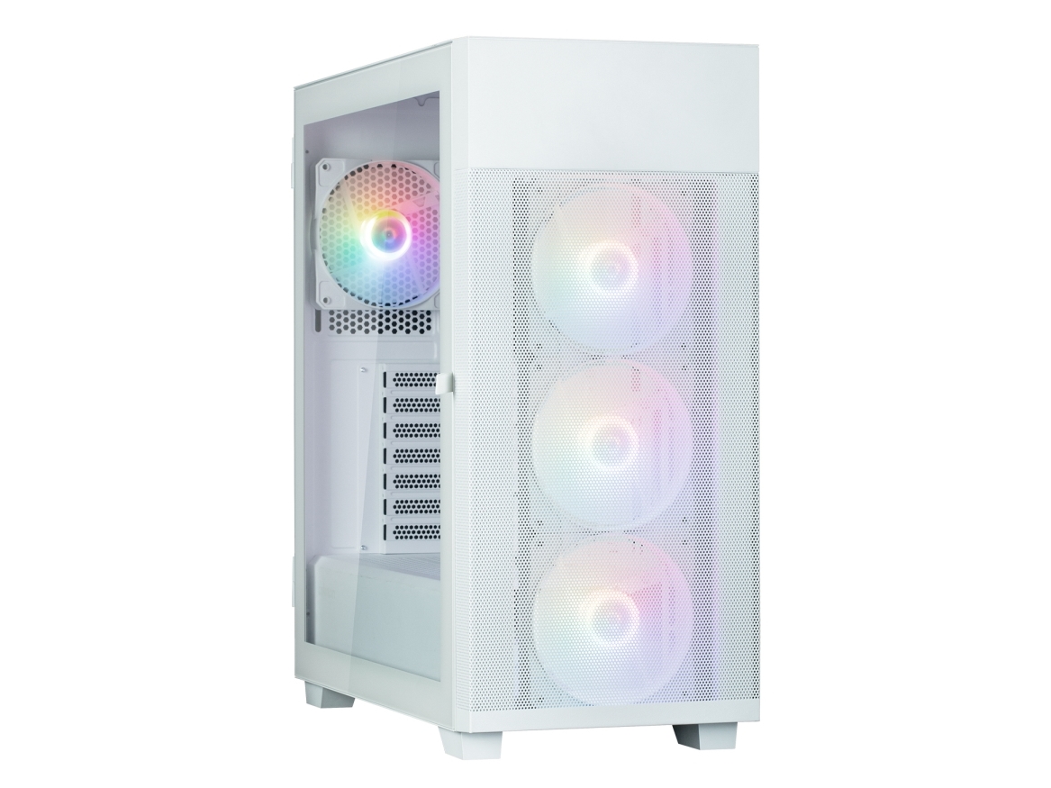 Zalman S5 Neo Valkoinen ATX, FRGB tuuletin x4