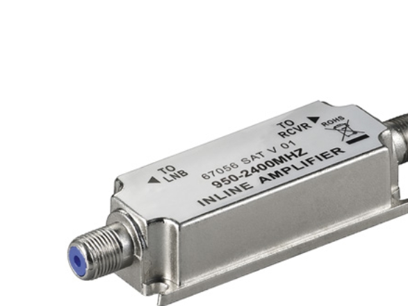 HF inline antenneforstærker (DVB-S) 950-2400MHz / 20dB