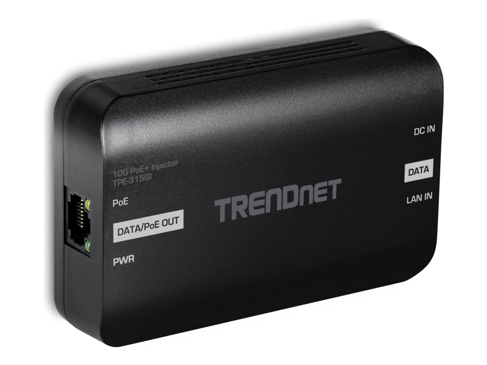 Trendnet Tpe-315Gi - Version V1.0R - Strøminjektor - 10G - Dc 54 V - 30 Watt - Output-Stikforbindelser: 1 - Taa-Kompatibel