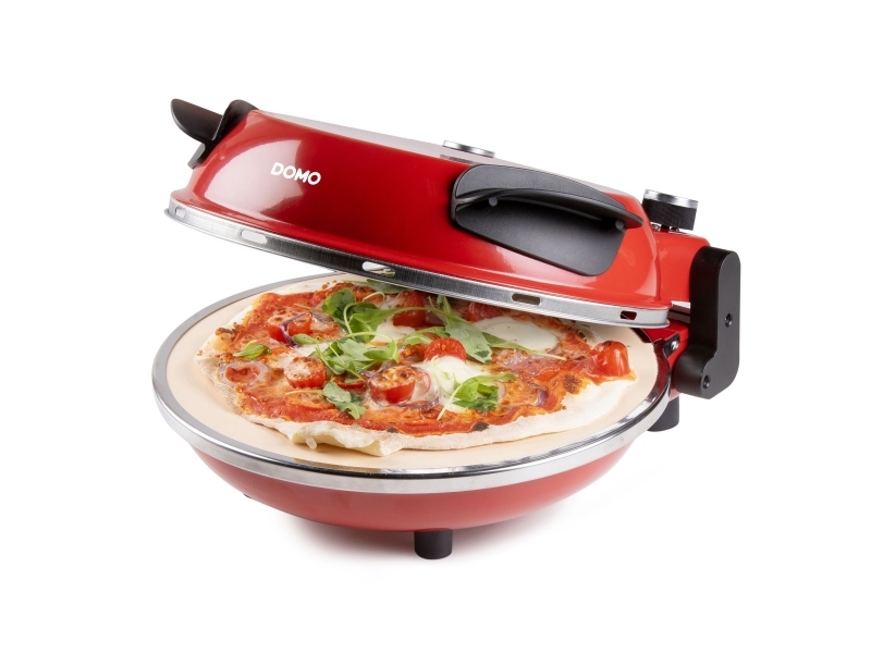 Domo DO9284PZ, 1 pizza/pizzor, Röd, 32 cm, 400 ° C, Keramiska, 0,9 m | Köksapparater - Köksutrustning - Pizzaugnar | GameStuff