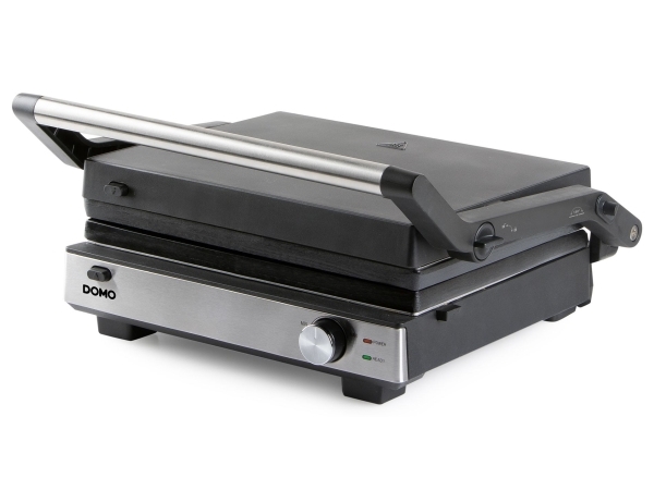 Domo Do9287g Schwarz 166 Watt Elektrischer Klappgrill + Waffeleisen