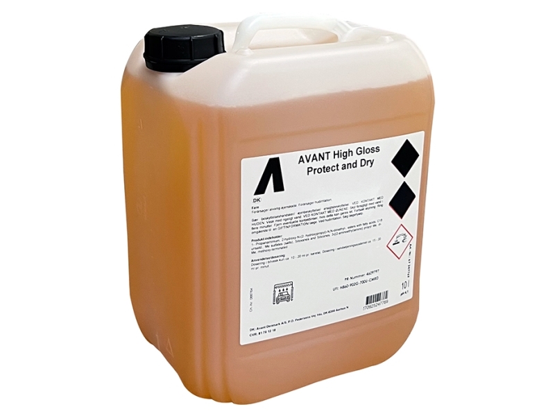 Avant High Gloss Protect and Dry 10L