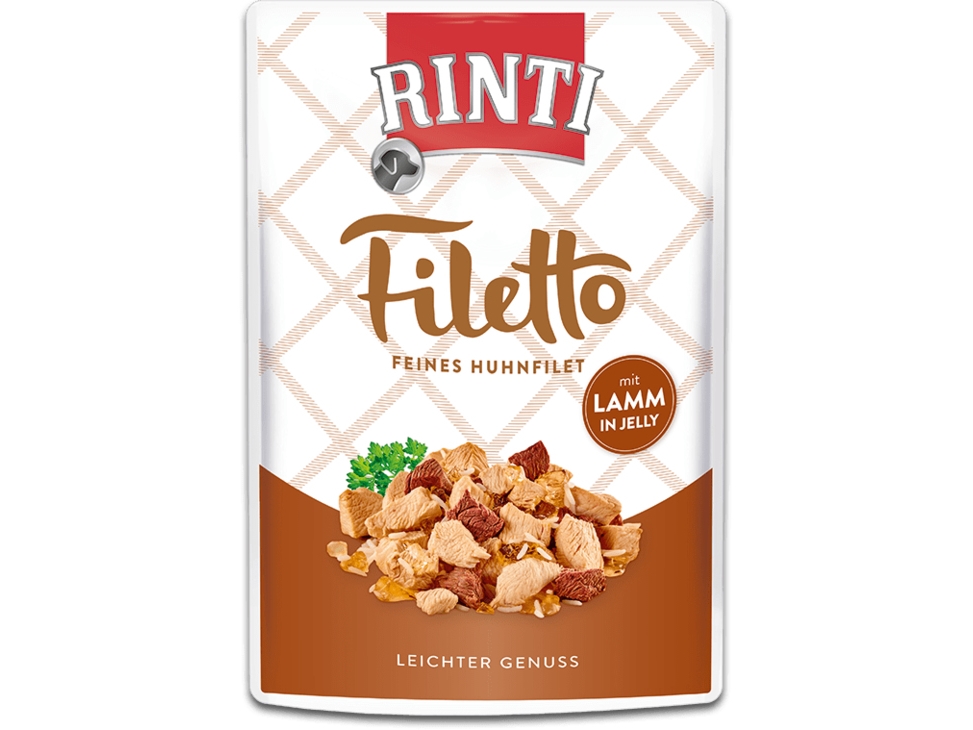 Rinti Rinti Filet 100G Sachet Huhn Lamm