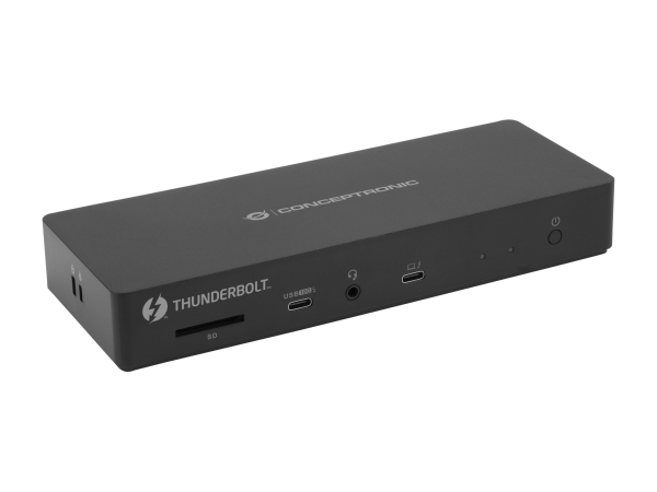 Conceptronic Donn30b 13-In-1 Thunderbolt 4 Dockingstation, Kabelgebunden, Thunderbolt 4, 96 W, 3,5 Mm, 10,100,1000,2000,2500 Mbit/S, Ieee 802.3Bz