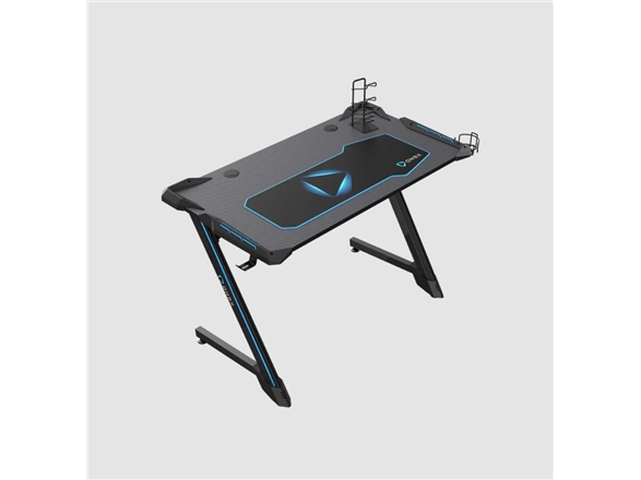 Onex | Rgb-Gamingbord Med Kopholder, Hovedtelefonkrog, Gamepad-Holder, 114 Cm (Bredde) | Gd1200z | Sort