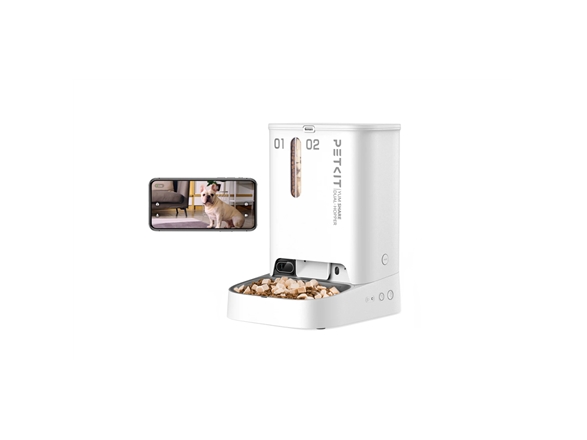 Petkit Automatisk Foderautomat Yumshare Dual-Hopper Med Kamera