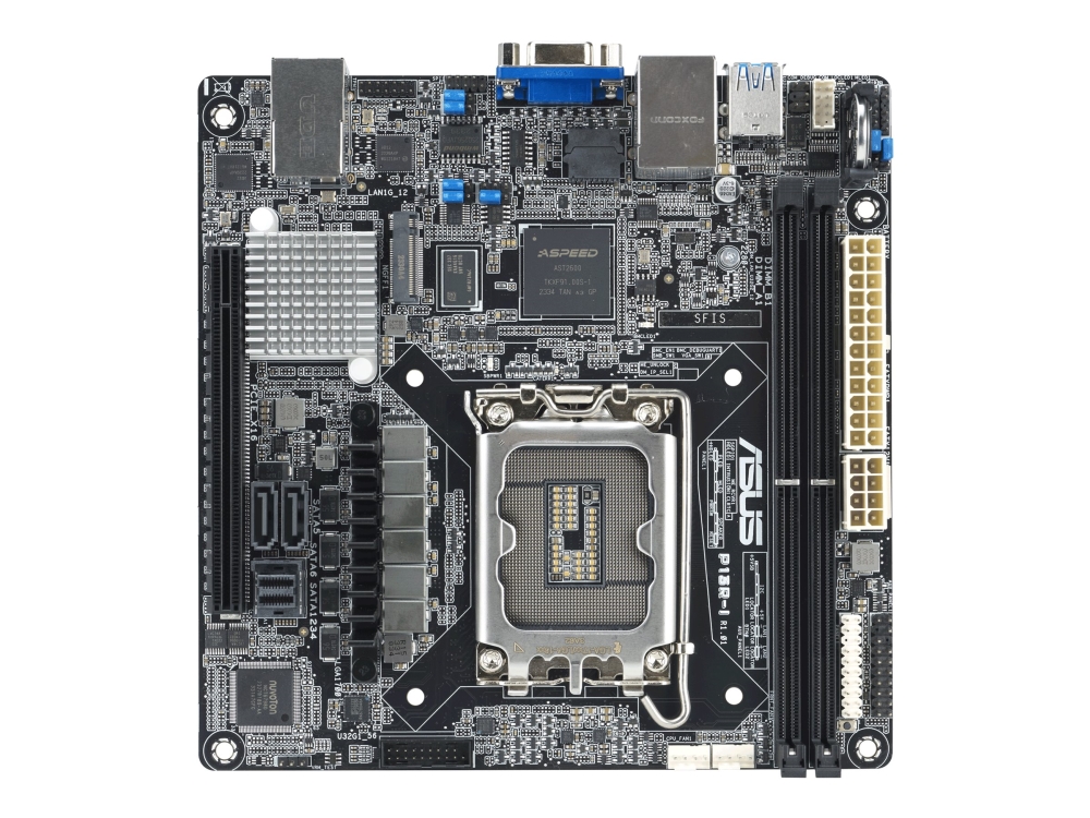 Asus P13r-I - Bundkort - Mini Itx - Lga1700 Sokkel - C262 Chipsatz - Usb 3.2 Gen 1, Usb 3.2 Gen 2 - Gigabit Lan - Onboard Grafik