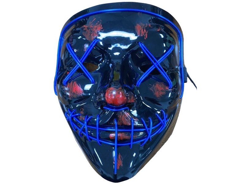The Purge Led-Maske Mit Blauem Licht