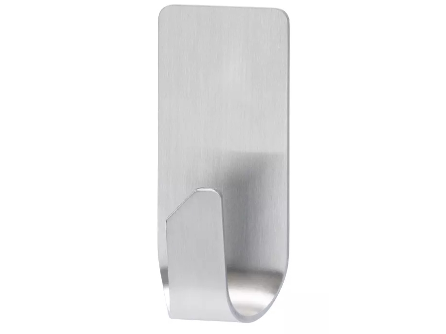 TESA 59707-00002-00, Indendørs, Universal krog, Rustfrit stål, Klæbestrimmel, 2 kg, 2 stk