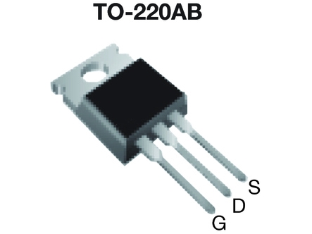 Vishay IRFB9N60APBF MOSFET 1 N-kanal 170 W TO-220 | Komponenter - Elektronik - MOSFETs | GameStuff