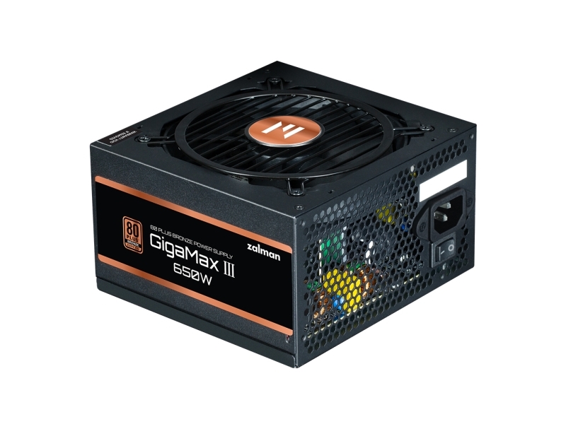 GigaMax III 650W 80+ Bronze ATX 3.0 -virtalähde (80W)
