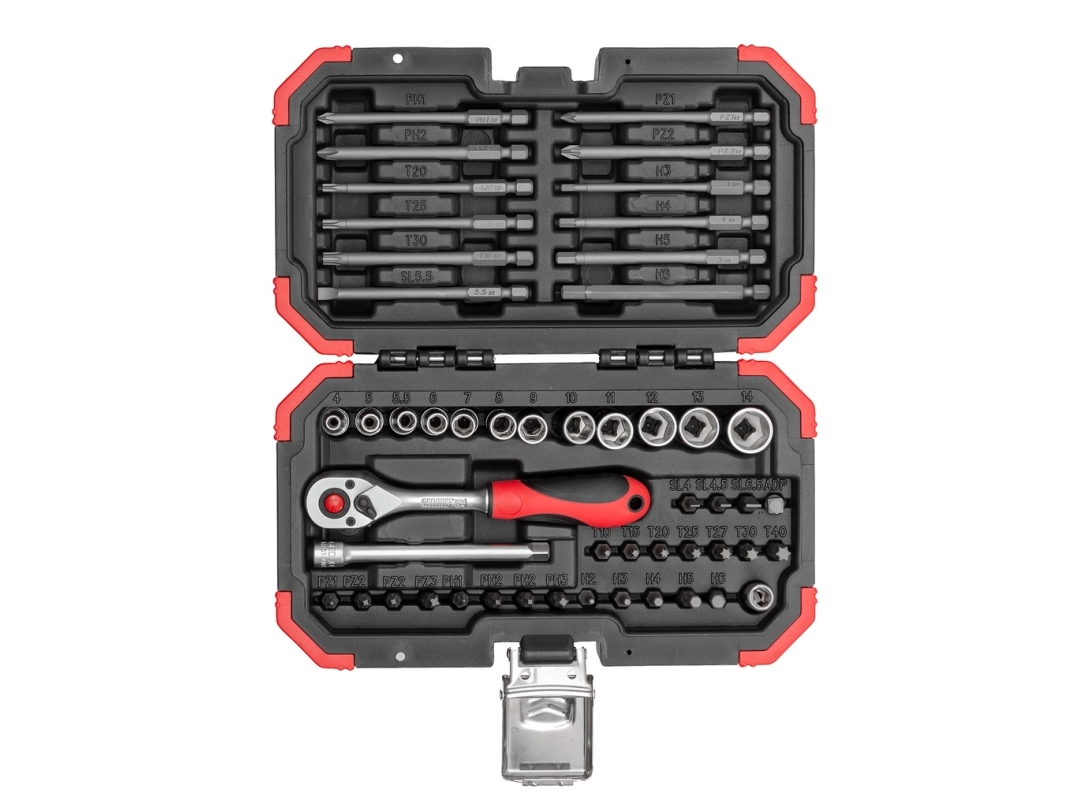 Gedore Bit-Satz 1/4'' 51-Teilig, 980 G, 51 Werkzeug