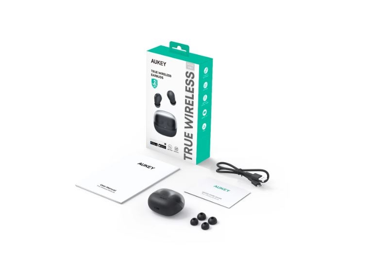 Aukey Ep-M3a Move Vibe Wireless Earbuds, Kabellos, Audiophil, Kopfhörer, Schwarz