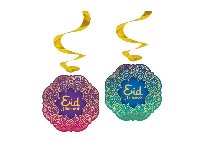 Eid Mubarak-spiraler, 4 st | N - A | GameStuff