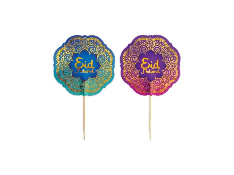 Eid Mubarak sticks, 12 stk