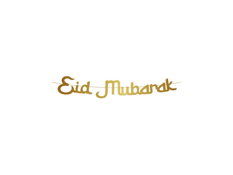 Eid Mubarak brevbanderoll, 2 m | N - A | GameStuff