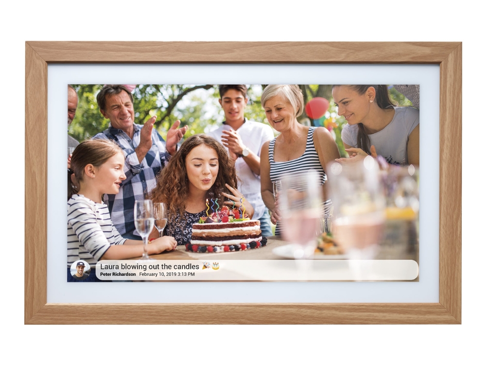 DENVER FRAMEO PFF-2162LW - Digital fotoram - 1 GB RAM - 32 GB - 21.5 - 1920 x 1080 - ljust trä | Foto och video - Digitala fotoramar | GameStuff
