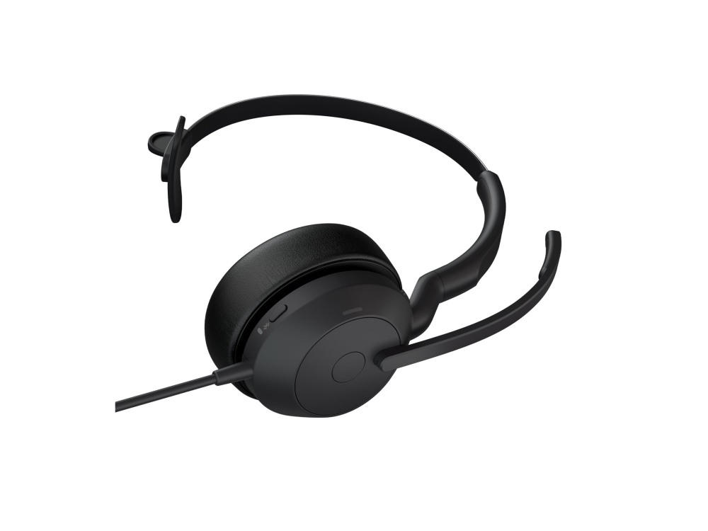 Jabra Evolve2 50 Uc Mono - Headset - På Øret - Kablet - Aktiv Støjfjerning - Usb-C, Usb-A - Uc-Certificeret