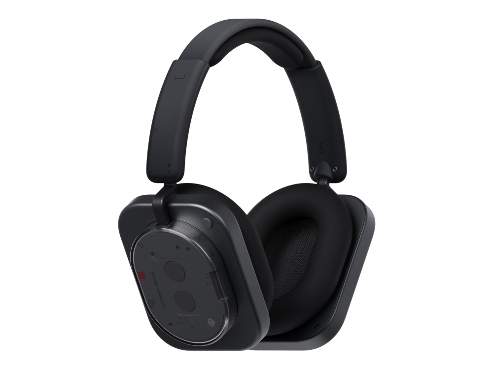 Nothing Headphone (1) - Hovedtelefoner Med Mik. - Fuld Størrelse - Bluetooth - Trådløs, Kablet - Aktiv Støjfjerning - 3,5 Mm Jackstik, Usb-C - Sort