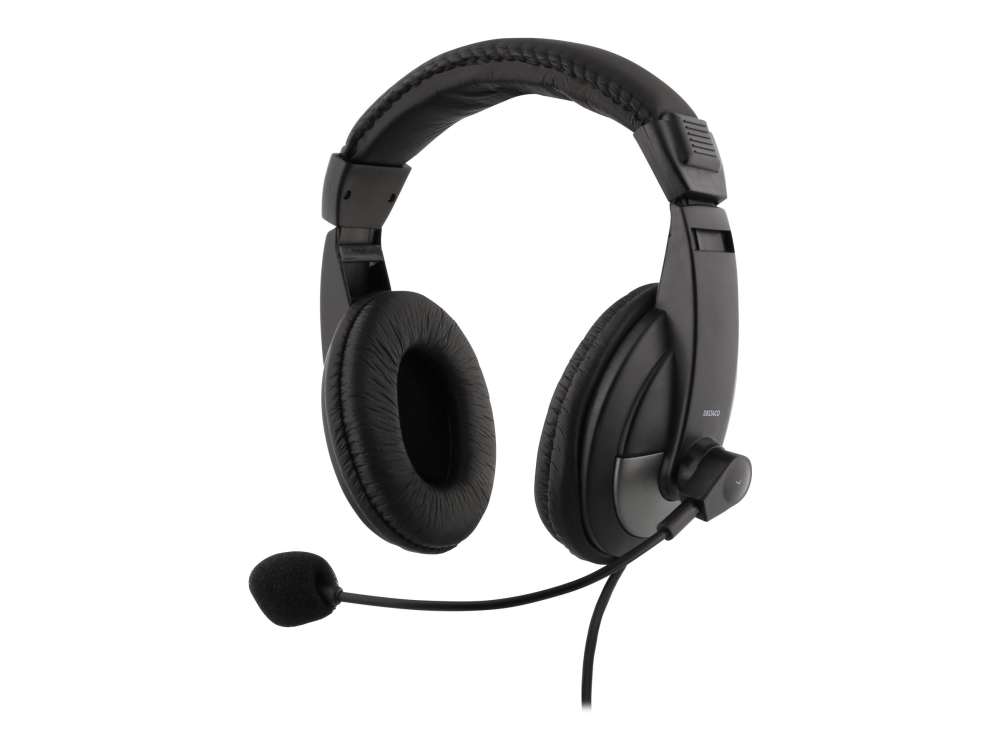 Deltaco Hl-50C - Headset - Vollformat - Kabelgebunden - Usb-C - Schwarz