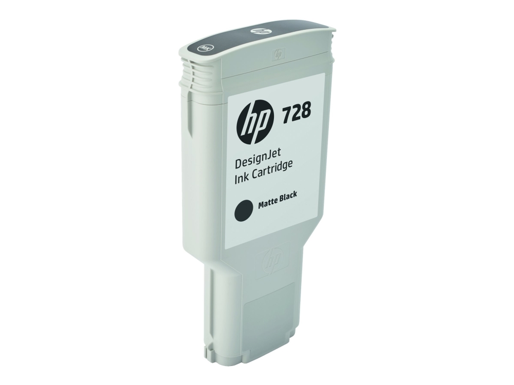 Hp 728 - 300 Ml - Matte Sorte - Original - Designjet - Blækpatron - Für Designjet T730, T830