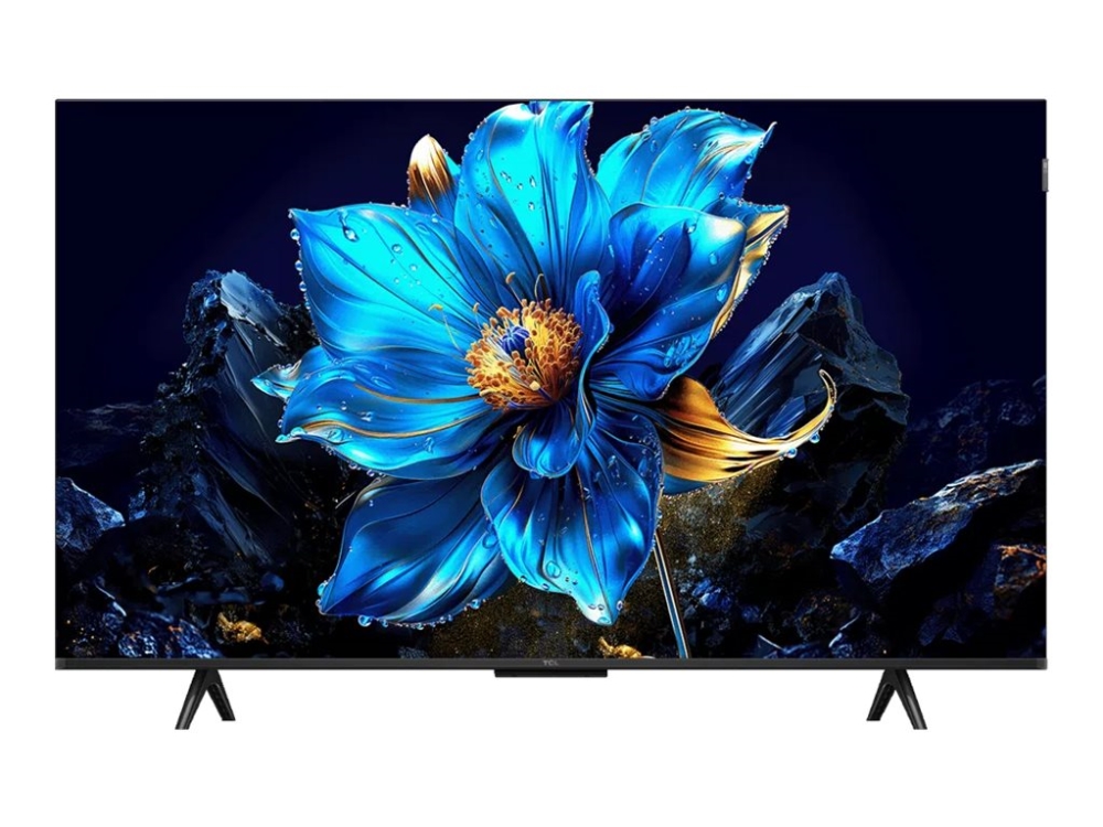 TCL 43P7K - 43 Diagonalklasse (42.5 synlig) - P7K Series LED-bakgrunnsbelyst LCD TV - QLED - Smart TV - Google TV - 4K UHD (2160p) 3840 x 2160 - HDR - Quantum Dot, Direct LED - børstet metall