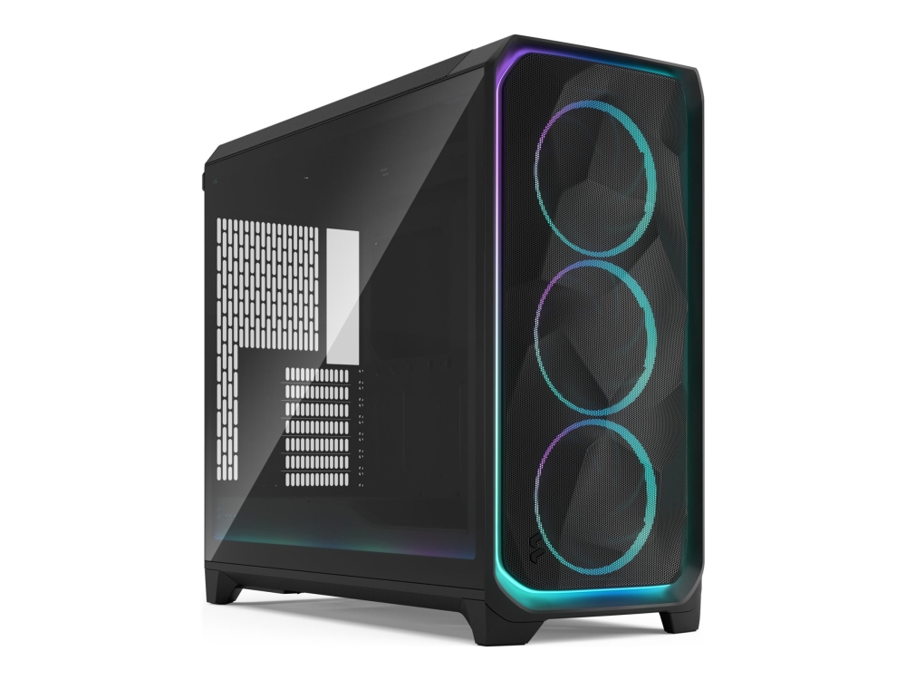 Fractal Design Meshify 3 Xl, Pc, Schwarz, Atx, Eatx, Itx, Micro Atx, Ssi Ceb, Ssi Eeb, Stahl, Gehärtetes Glas, Gaming, Multi