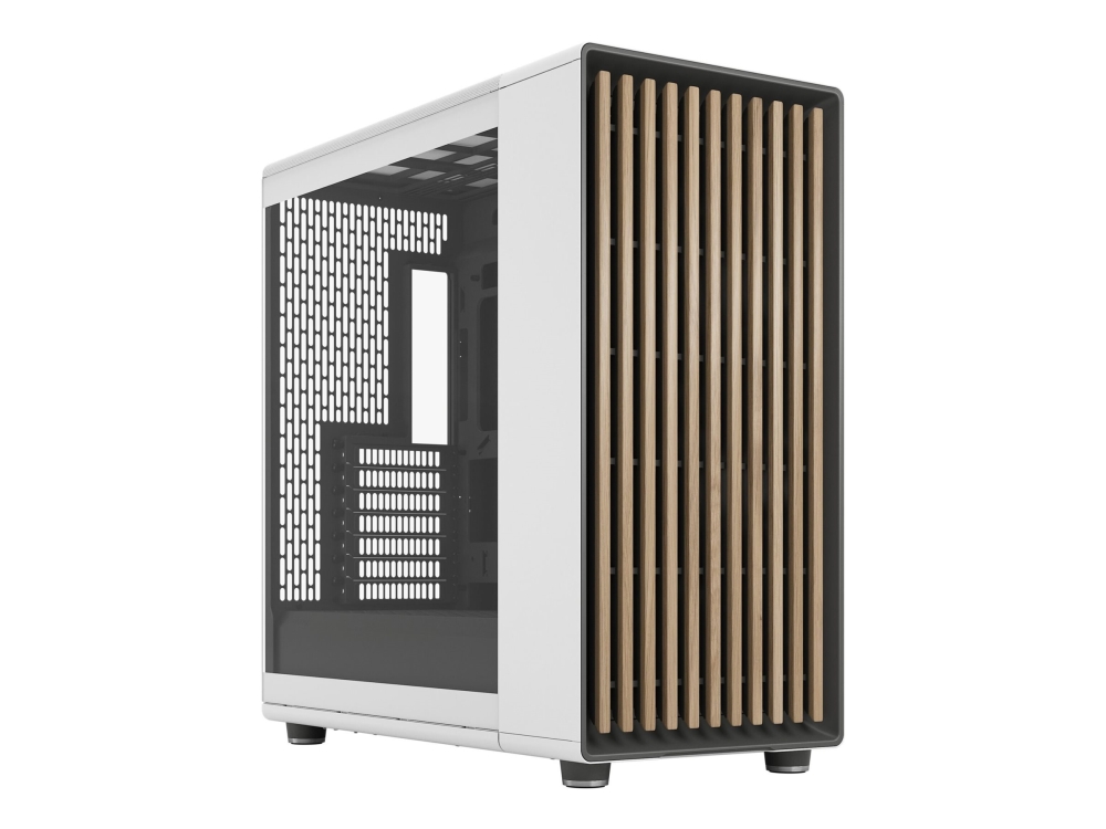 Fractal Design North XL RC - FT spel - ATX/MicroATX - genomskinlig sidopanel (härdat glas) - ingen strömförsörjning (ATX) - kritvit - USB/Audio/Mic | Datorkomponenter - Datorchassin & Tilbeör - Alla Datorchassin | GameStuff