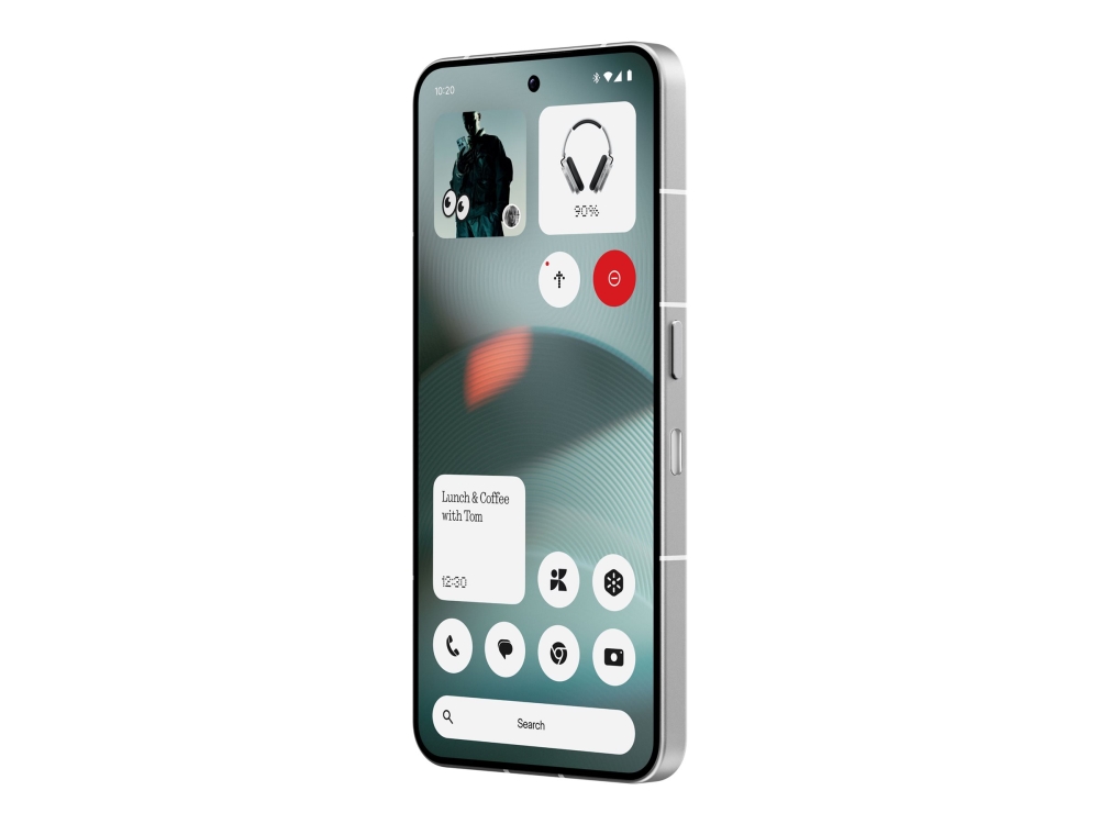 Nothing Phone (3) - 5G pekskärmsmobil - dual-SIM - RAM 16 GB / Internminne 512 GB - OLED-skärm - 6.67 - 2800 x 1260 pixels (120 Hz) - 3 st. bakre kameror 50 MP, 50 MP, 50 MP - front camera 50 MP - vit | Tele & GPS - Mobiltelefoner - Alla Mobiltelefoner | GameStuff