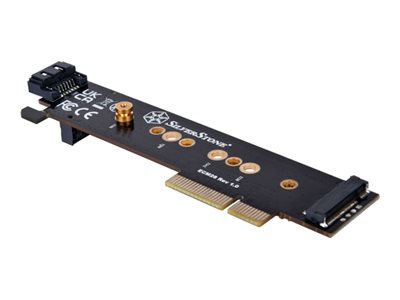 SilverStone ECM28 - Interfaceadapter - 1U - M.2 - M.2 NVMe Card / SATA 6Gb/s - PCIe x4 - sort
