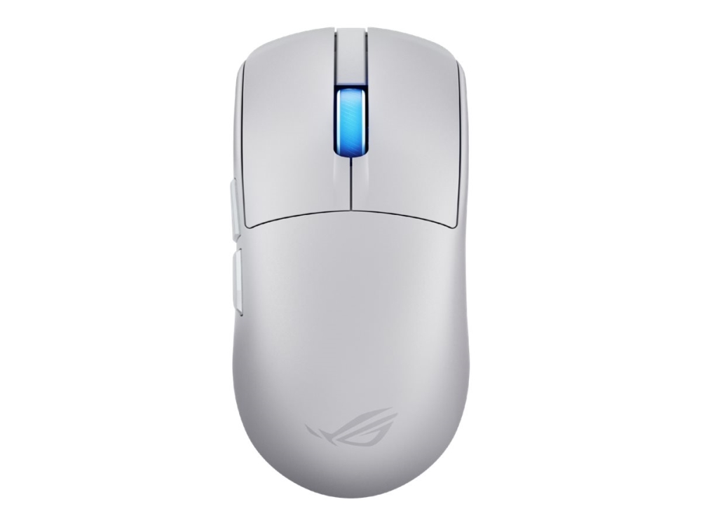 Asus Rog Harpe Ii Ace, Right-Hand, Optical, Rf Wireless + Bluetooth + Usb Type-A, 42000 Dpi, White
