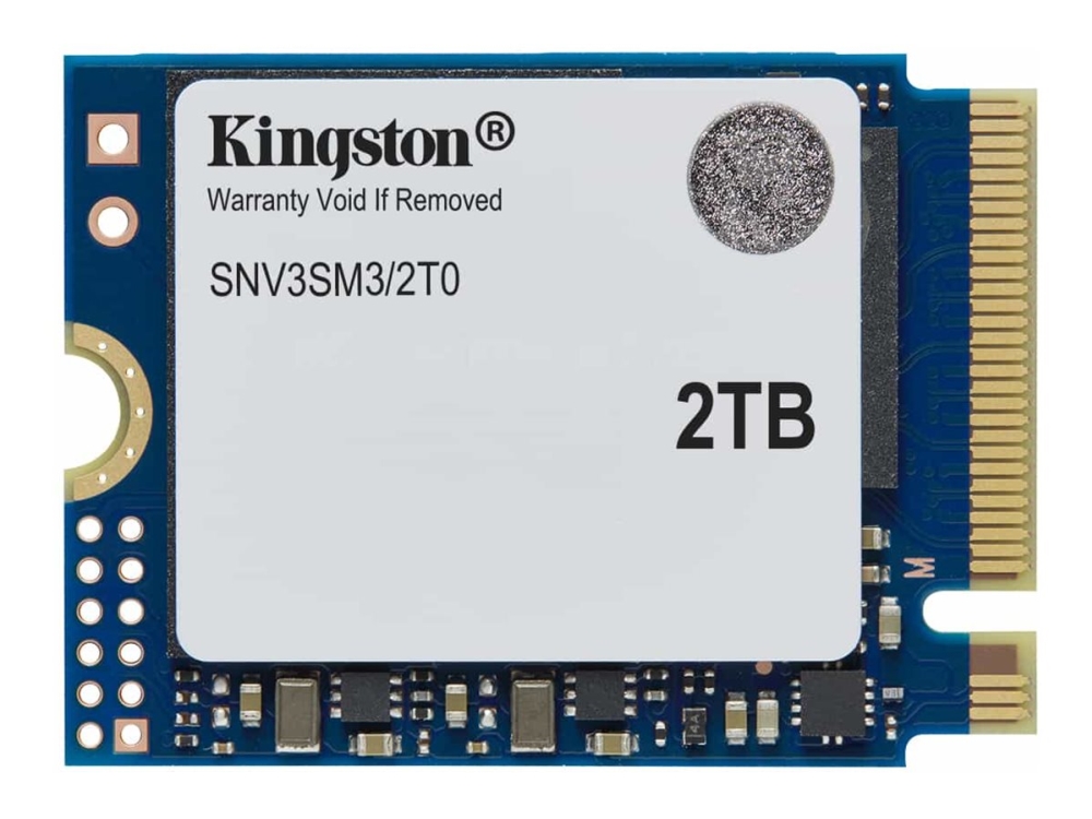 Kingston NV3 - SSD - 2 TB - inbyggd - M.2 2230 - PCIe 4.0 x4 (NVMe) | Datorkomponenter - Hårddisk & Lagring - SSD | GameStuff