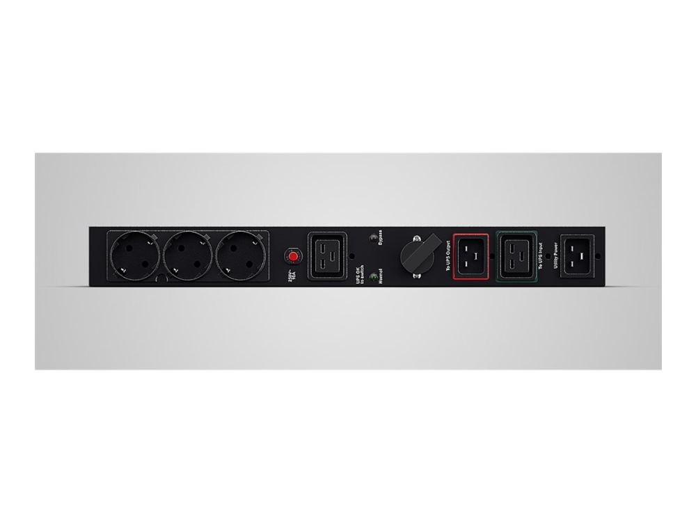 Cyberpower Maintenance Bypass Pdu Mbp20hvde3 - Strømfordelingsenhed (Rackversion) - Ac 200 - 240 V - Input: Iec 60320 C19 - Output-Stikforbindelser: