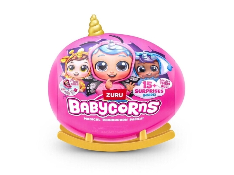 BABYCORNS Magical R -nukke tarvikkeineen