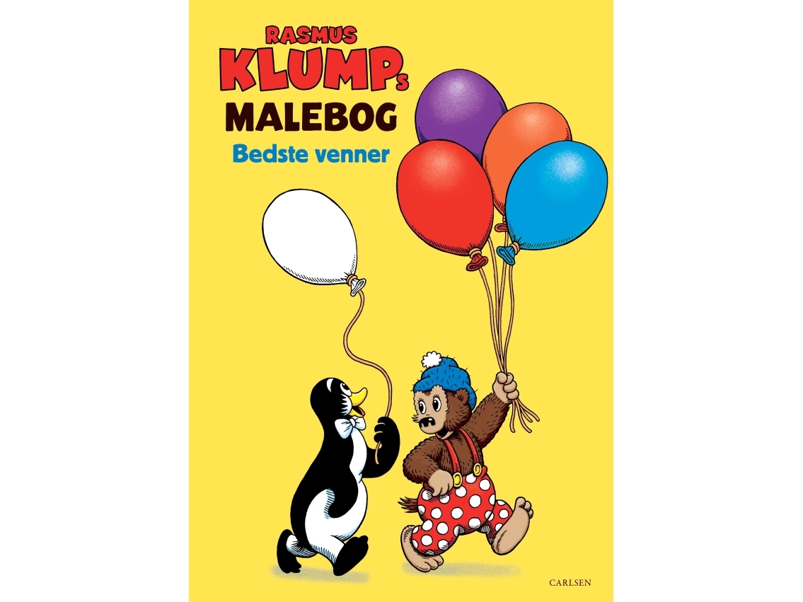 Rasmus Klumps malebog - Bedste venner (kolli 6) | Carla og Vilhelm Hansen