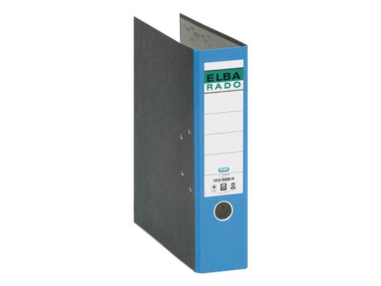 Elba Rado Klassik, A4, Rundring, Karton, Polyvinylchlorid (Pvc), Blau, 570 Blätter, 8 Cm