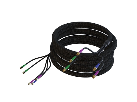 Poynting Cab-118, Antennetilslutningskabel, Sort, 3 X Sma (M) & 2 X Rp-Sma (M), 7 Stk, 5000 Mm