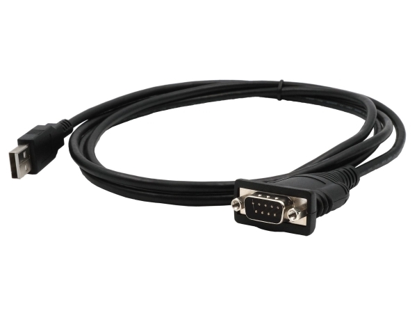 Exsys Ex-13001, Sort, 1,8 M, Usb Type-A, Rs-232, Hanstik, Hanstik