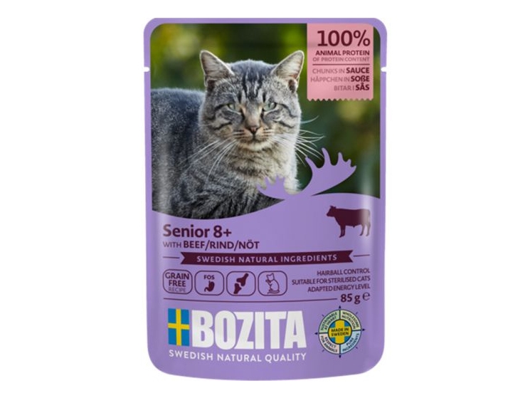 Bozita Cat Senior 8+ Rindfleisch 85G